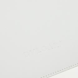 Bvlgari White Top Handle Bag
