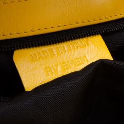 Pre Owned Bvlgari Navy Logo Mania Small Shoulder Bag 