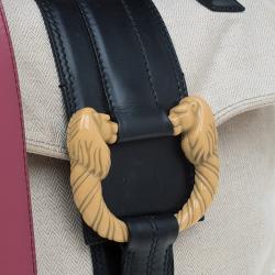 Pre Owned حقيبة كتف بلغاري ليوني كانفاس متعدد الألوان و جلد