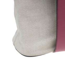 Pre Owned حقيبة كتف بلغاري ليوني كانفاس متعدد الألوان و جلد