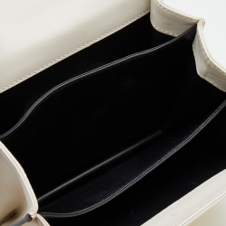 Pre Owned Bvlgari Yellow Leather Mini Serpenti Forever Top Handle Bag