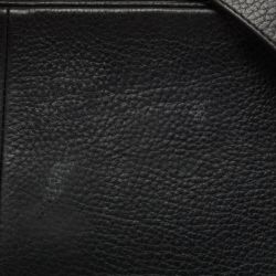 Pre Owned Bvlgari Black Leather Chain Tote