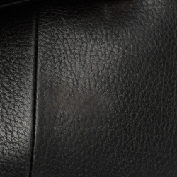 Pre Owned Bvlgari Black Leather Chain Tote