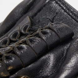 Pre Owned Bvlgari Black Leather Pleated Twit Tote