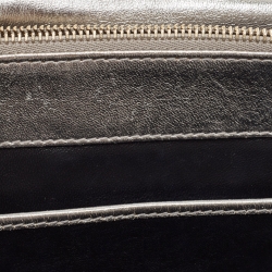 Pre Owned Bvlgari Gold Quilted Scaglie Leather Medium Serpenti Forever Shoulder Bag