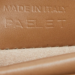 Pre Owned Bvlgari Beige Signature Canvas and Leather Tote