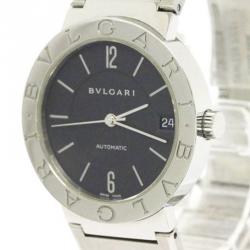 Bvlgari Black Stainless Steel Bvlgari Bvlgari Women's Wristwatch 33MM