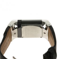 Bvlgari Black Stainless Steel Ipno Women's Wristwatch 21MM