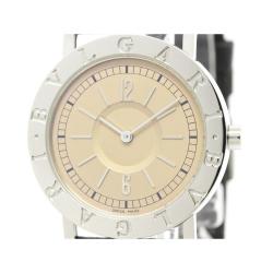 Bvlgari Salmon Pink Stainless Steel Bvlgari Bvlgari Women's Wristwatch 33MM