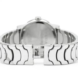 Bvlgari Black Stainless Steel Solotempo Women's Wristwatch 29MM