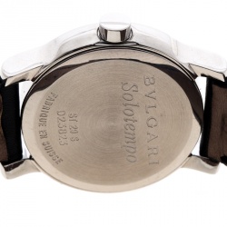 Bvlgari Black Solotempo Stainless Steel ST29 Women's Watch 29MM