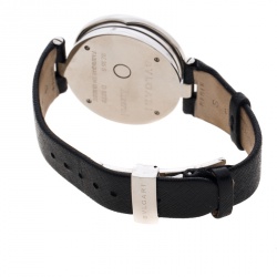 Bvlgari B. Zero1 Black Sun & Moon Diamond Inlay Motif BZ 35 S Women's Watch 35MM