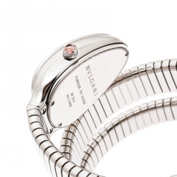 Bvlgari Silver Stainless Steel Serpenti Tubogas SP 35 S Women's Wristwatch 23 mm