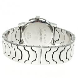Pre Owned Bvlgari Solotempo Stainless Steel Womens Wristwatch 29 MM
