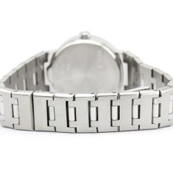 Pre Owned Bvlgari Black Stainless Steel Quartz Bb23Ss Women's Wristwatch 22MM