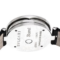 Bvlgari Black Butterfly Diamond Inlay Motif B.Zero1 BZ 35 S Women's Wristwatch 35MM