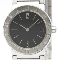 Bvlgari Black Stainless Steel Bvlgari Bvlgari BB30SSD Women's Wristwatch 30MM