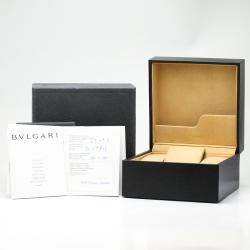 Pre Owned Bvlgari Black Stainless Steel Solotempo ST29S Women's Wristwatch 29MM