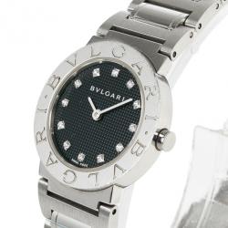 Bvlgari Black B-Zero1 Diamond SS Womens Watch 26 MM