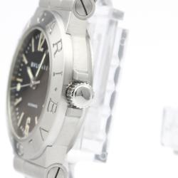 Bvlgari Black Stainless Steel Diagono Sport Automatic LCV29S Women's Wristwatch 29 MM