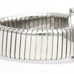 Pre Owned Bvlgari Black Stainless Steel Tubogas BB23 2TS Quartz Women's Wristwatch 23 MM