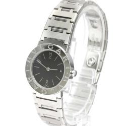 Bvlgari Black Stainless Steel Bvlgari BB26SS Women's Wristwatch 26 MM