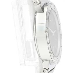 Bvlgari Black Stainless Steel Bvlgari BB26SS Women's Wristwatch 26 MM