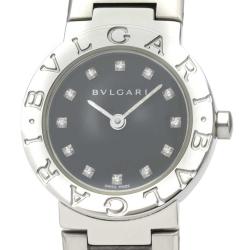 Bvlgari Black Diamonds Stainless Steel Bvlgari BB23SS Quartz Women's Wristwatch 22 MM