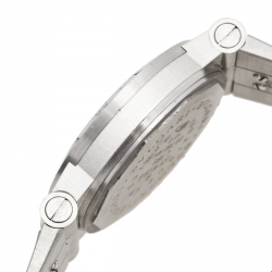 مملوكة مسبقًا Bvlgari White 18K White Gold Diagono Automatic Women's Wristwatch 29 mm