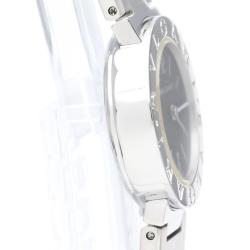 Pre Owned Bvlgari Black Stainless Steel Bvlgari Bvlgari BB23SS Quartz Women's Wristwatch 23 mm