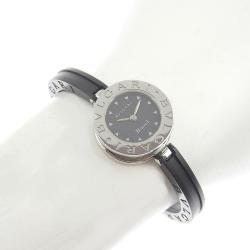 Pre Owned Bvlgari Black Stainless Steel B.Zero1 BZ22S Quartz Women's Wristwatch 22 mm