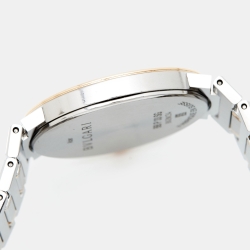 مملوكة مسبقًا ساعة يد نسائية بلغاري "بلغاري بلغاري" 103202  ألماس ستانلس ستيل ذهب وردي عيار 18 خضراء 33مم