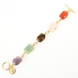 Pre Owned Carolina Herrera Colored Stones Bracelet