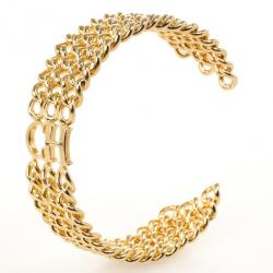 Pre Owned Carolina Herrera Golden Chain Bracelet