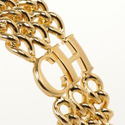 Pre Owned Carolina Herrera Golden Chain Bracelet