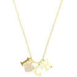 Pre Owned Carolina Herrera I love CH Necklace