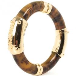 Carolina Herrera Brown Resin Bangle