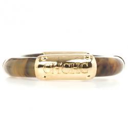 Carolina Herrera Brown Resin Bangle