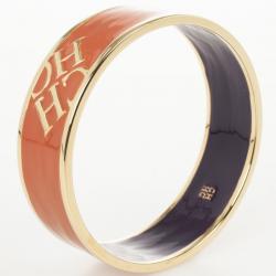 Pre Owned Carolina Herrera CH Orange Bangle 20 CM