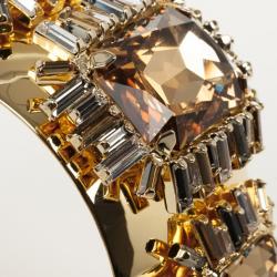 Pre Owned Carolina Herrera Rhinestones Bracelet