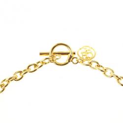 Pre Owned Carolina Herrera Colored Stones Necklace