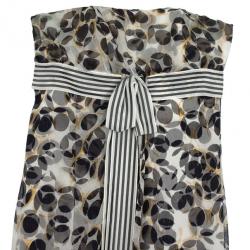 Carolina Herrera Printed Chiffon Gown M