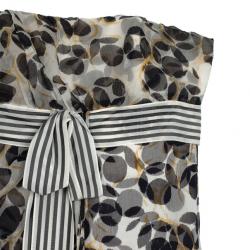 Carolina Herrera Printed Chiffon Gown M