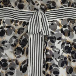 Carolina Herrera Printed Chiffon Gown M