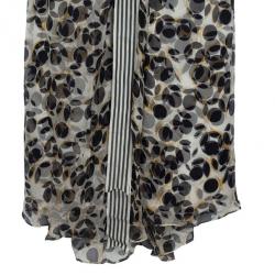 Carolina Herrera Printed Chiffon Gown M