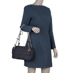 مملوكة مسبقًا Carolina Herrera Brown Nylon Monogram Shoulder Bag