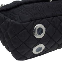 مملوكة مسبقًا Carolina Herrera Brown Nylon Monogram Shoulder Bag