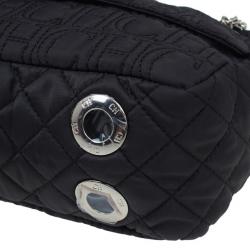 مملوكة مسبقًا Carolina Herrera Brown Nylon Monogram Shoulder Bag