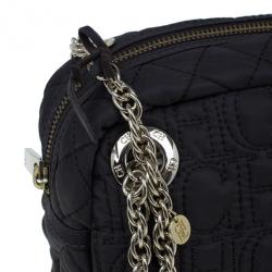 مملوكة مسبقًا Carolina Herrera Brown Nylon Monogram Shoulder Bag