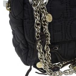 مملوكة مسبقًا Carolina Herrera Brown Nylon Monogram Shoulder Bag